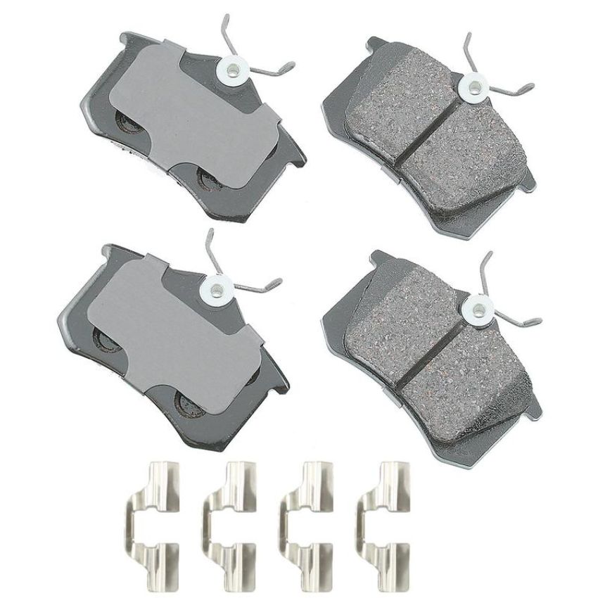 Akebono EUR340B Akebono EURO Ultra Premium Ceramic Disc Brake Pad Kit