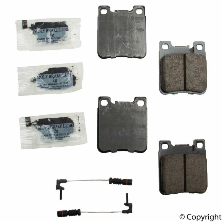 Akebono EUR603 Akebono EURO Ultra Premium Ceramic Disc Brake Pad Kit