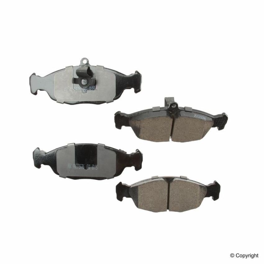 Akebono EUR688A Akebono EURO Ultra Premium Ceramic Disc Brake Pad Kit