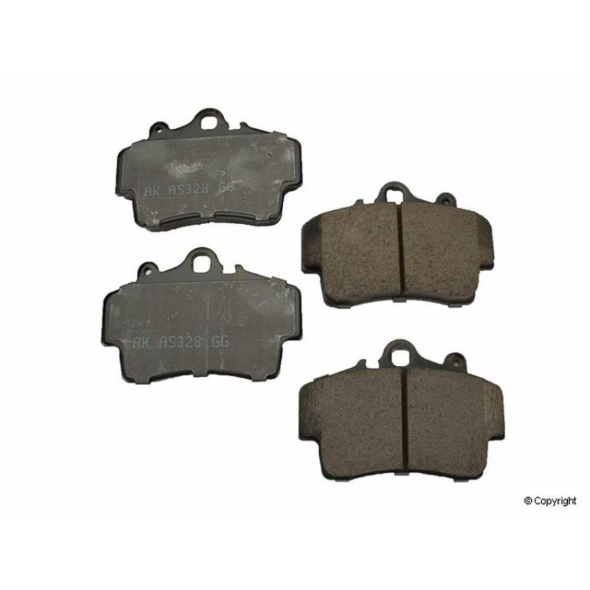 Akebono EUR737 Akebono EURO Ultra Premium Ceramic Disc Brake Pad Kit