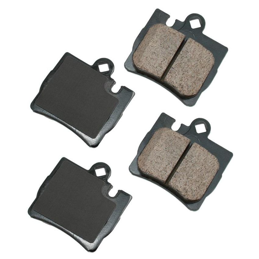 Akebono EUR848 Akebono EURO Ultra Premium Ceramic Disc Brake Pad Kit