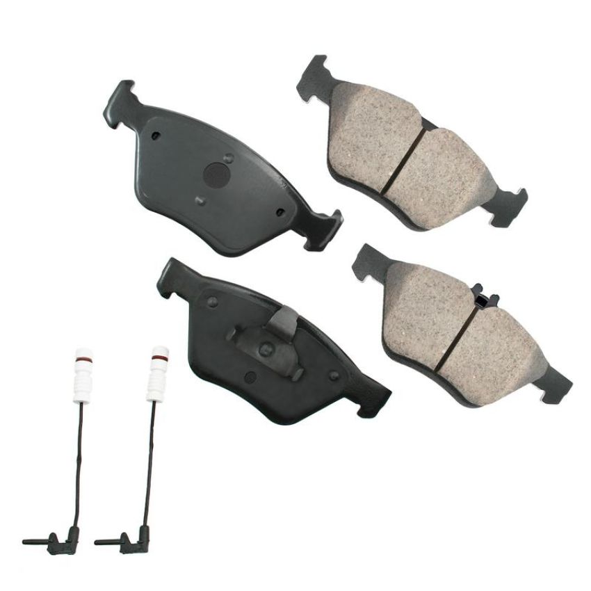 Akebono EUR853 Akebono EURO Ultra Premium Ceramic Disc Brake Pad Kit