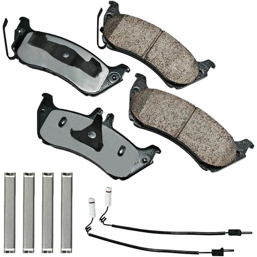 Akebono EUR875 Akebono EURO Ultra Premium Ceramic Disc Brake Pad Kit