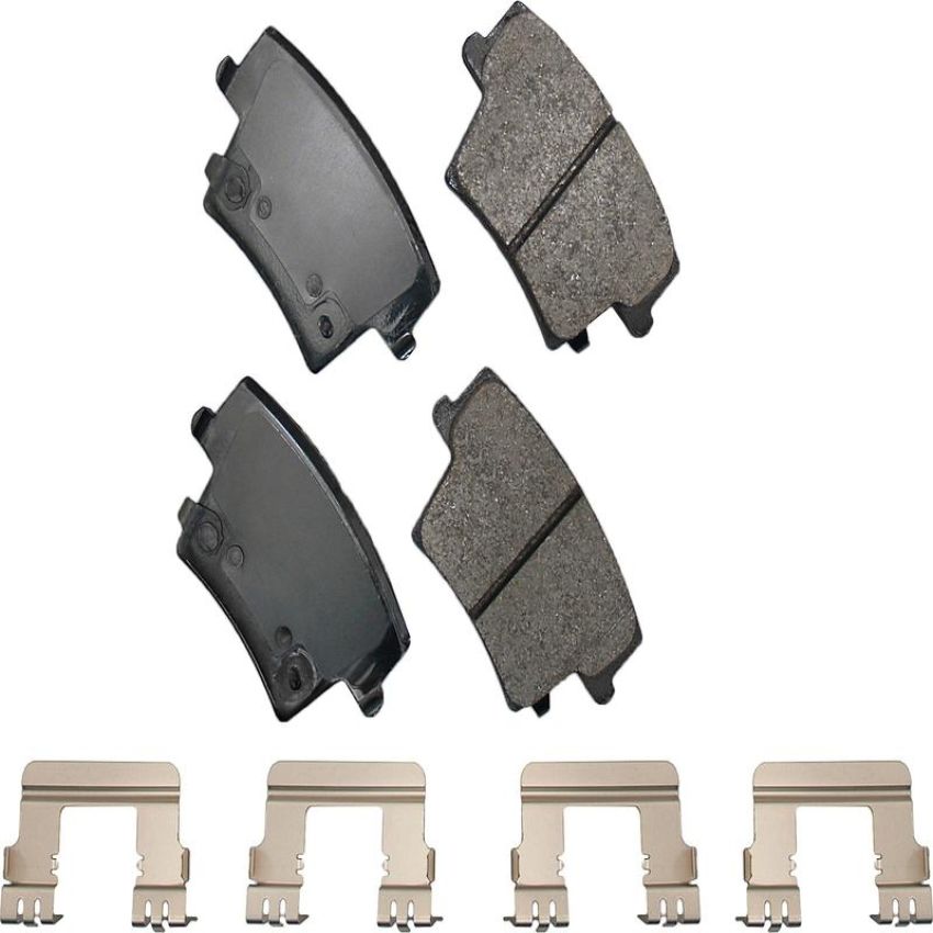 Akebono SDF1057 Akebono Severe Duty Ultra Premium Ceramic Disc Brake Pad Kit