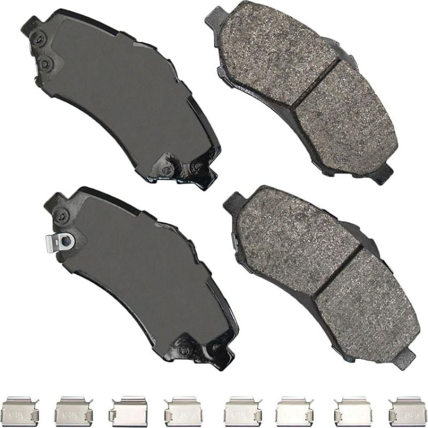Akebono SDF1273 Akebono Severe Duty Ultra Premium Ceramic Disc Brake Pad Kit