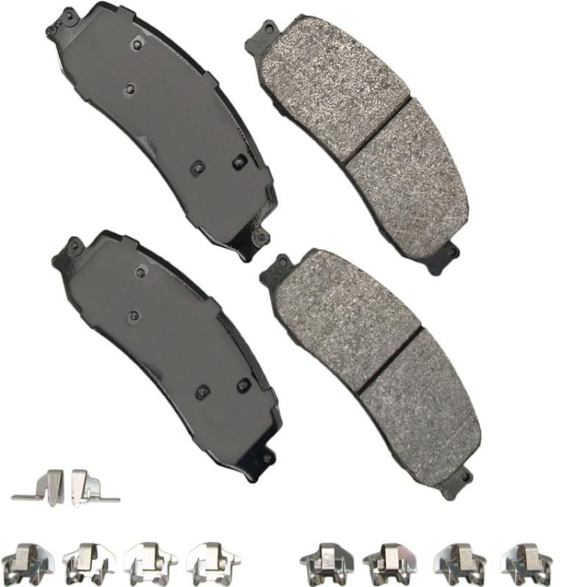 Akebono SDF1333 Akebono Severe Duty Ultra Premium Ceramic Disc Brake Pad Kit