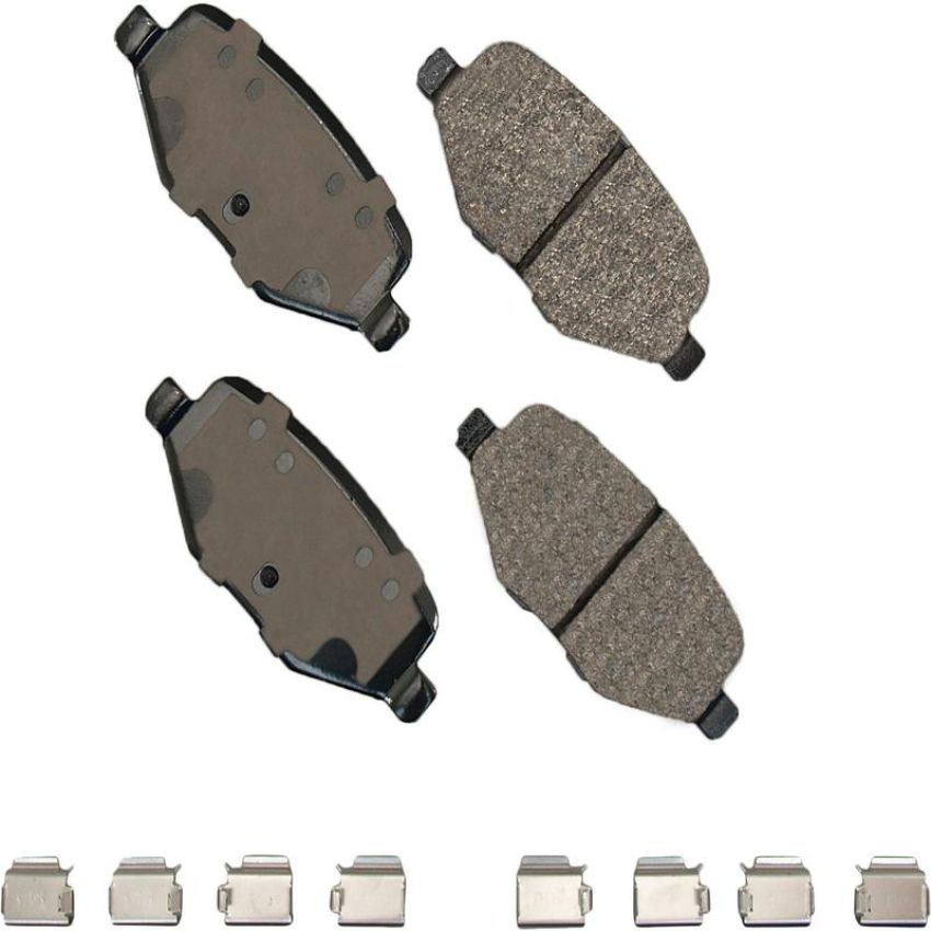 Akebono SDF1377A Akebono Severe Duty Ultra Premium Ceramic Disc Brake Pad Kit