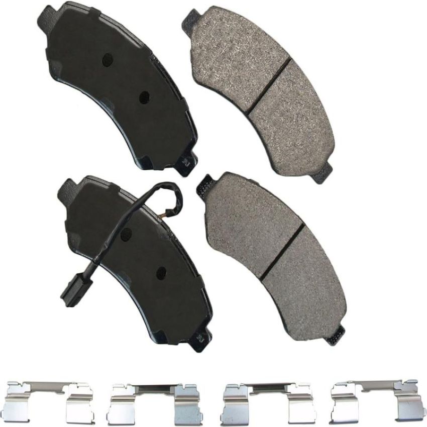 Akebono SDF1540 Akebono Severe Duty Ultra Premium Ceramic Disc Brake Pad Kit