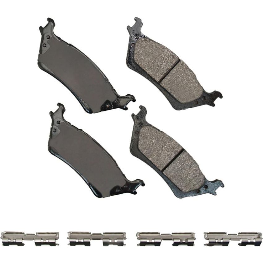 Akebono SDF1602 Akebono Severe Duty Ultra Premium Ceramic Disc Brake Pad Kit