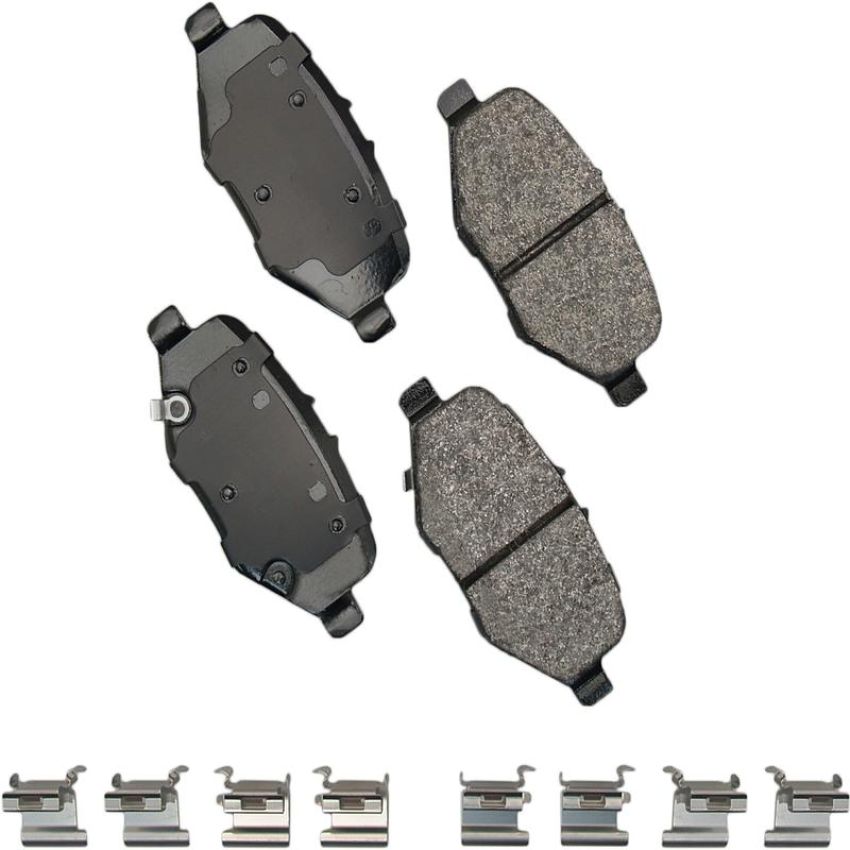 Akebono SDF1612 Akebono Severe Duty Ultra Premium Ceramic Disc Brake Pad Kit