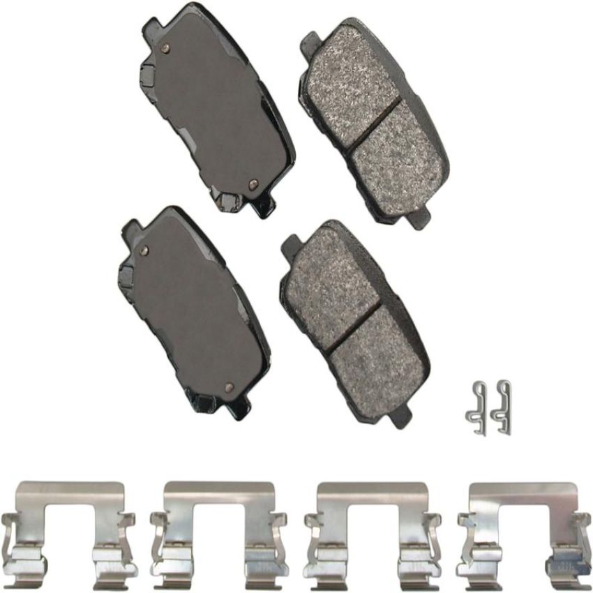 Akebono SDF1766 Akebono Severe Duty Ultra Premium Ceramic Disc Brake Pad Kit