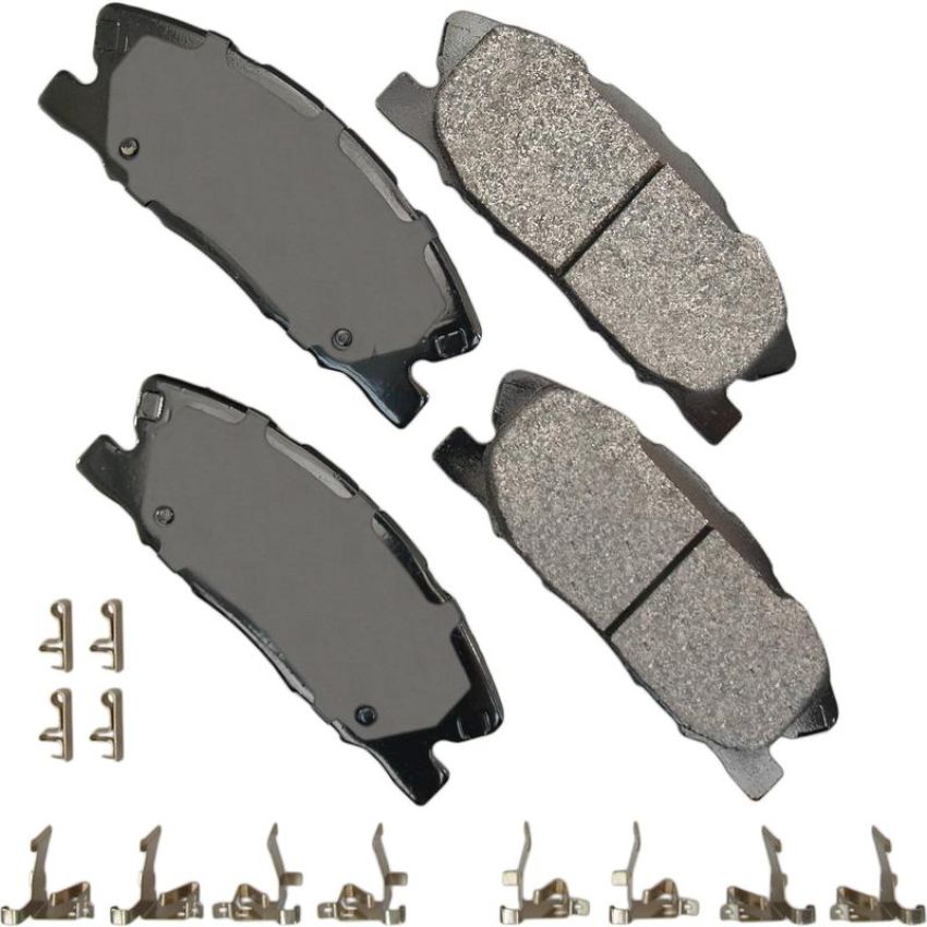 Akebono SDF1767 Akebono Severe Duty Ultra Premium Ceramic Disc Brake Pad Kit