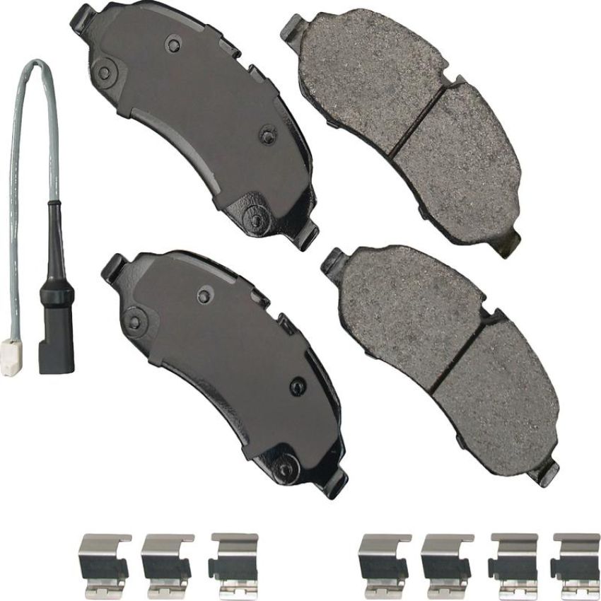 Akebono SDF1774A Akebono Severe Duty Ultra Premium Ceramic Disc Brake Pad Kit