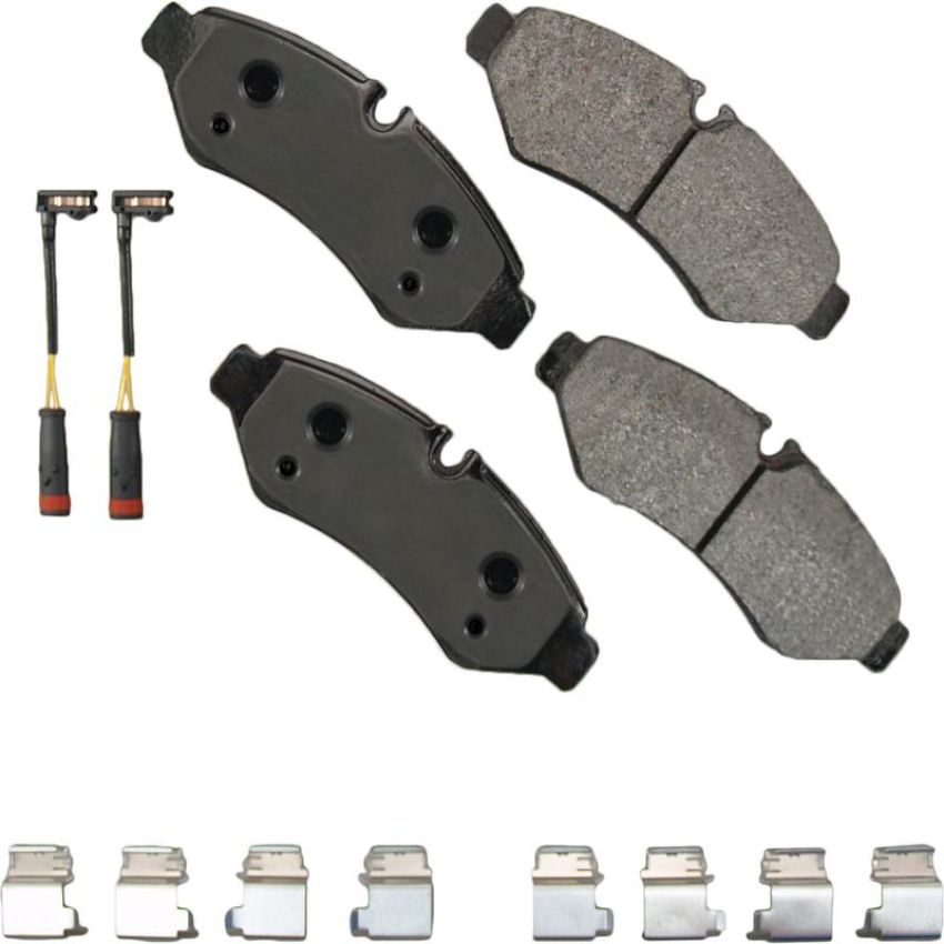 Akebono SDF2201 Akebono Severe Duty Ultra Premium Ceramic Disc Brake Pad Kit