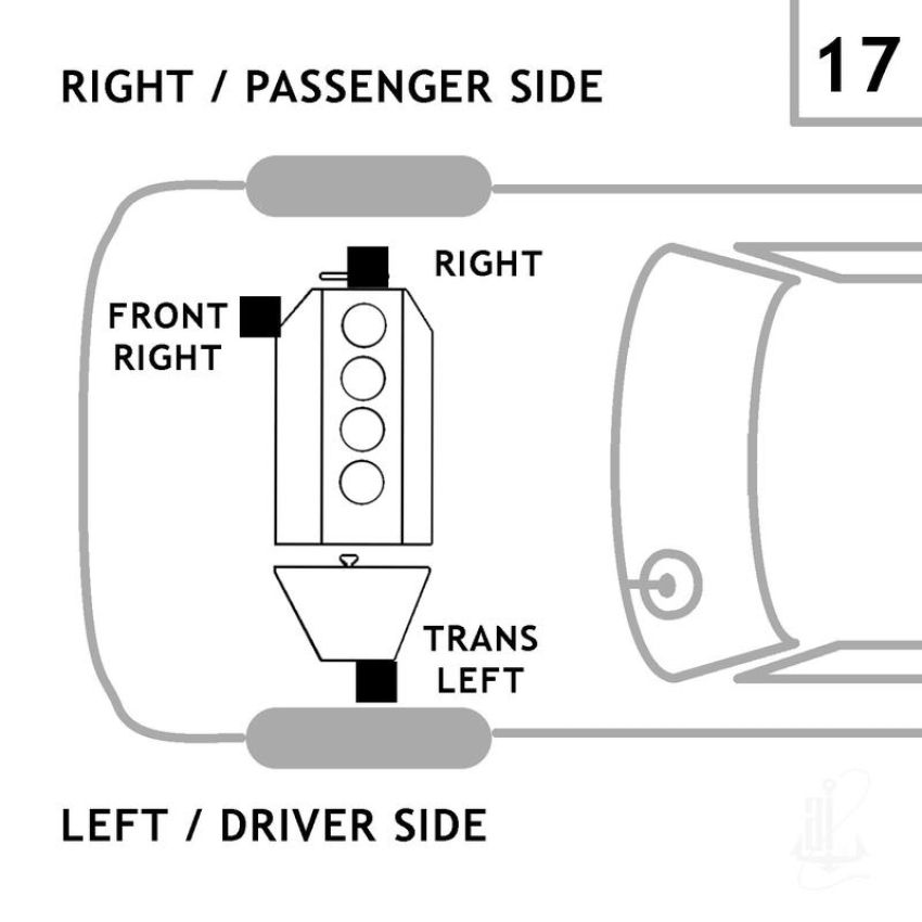 ANCHOR MOUNTS 2803 ENGINE MNT FRONT RIGHT,RIGHT