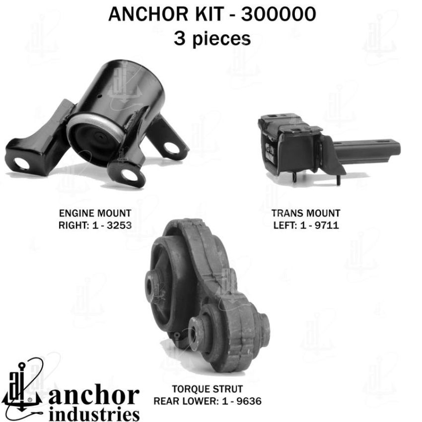 ANCHOR MOUNTS 300000 ENGINE MNT KIT
