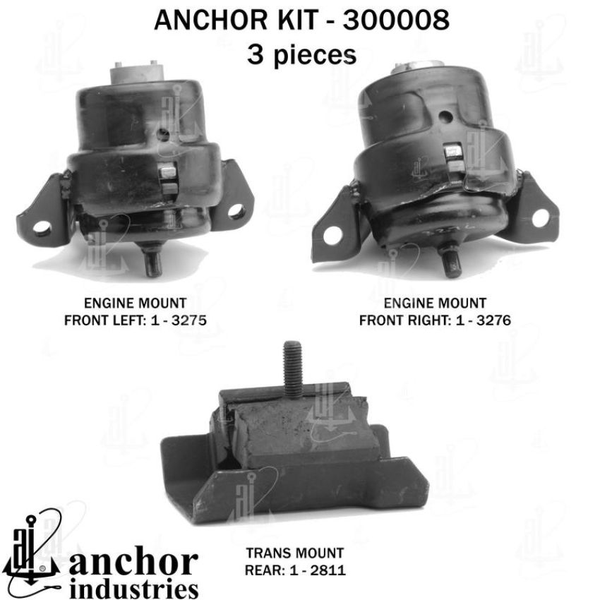 ANCHOR MOUNTS 300008 ENGINE MNT KIT