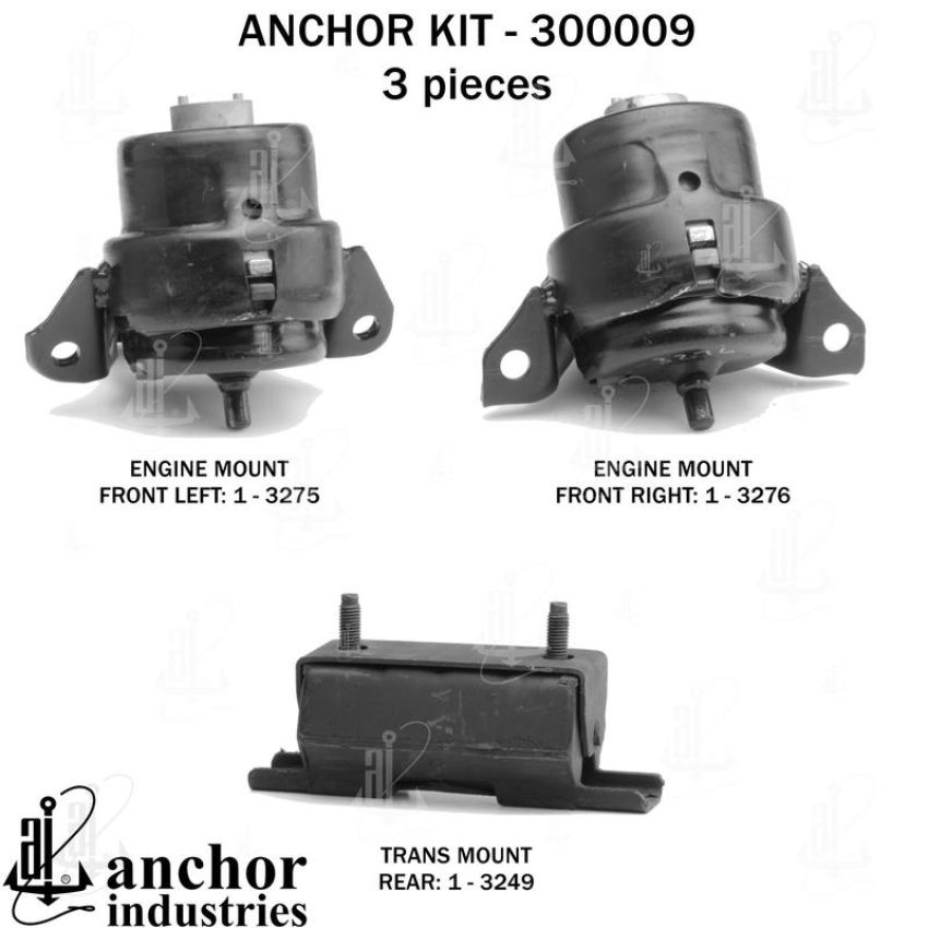 ANCHOR MOUNTS 300009 ENGINE MNT KIT