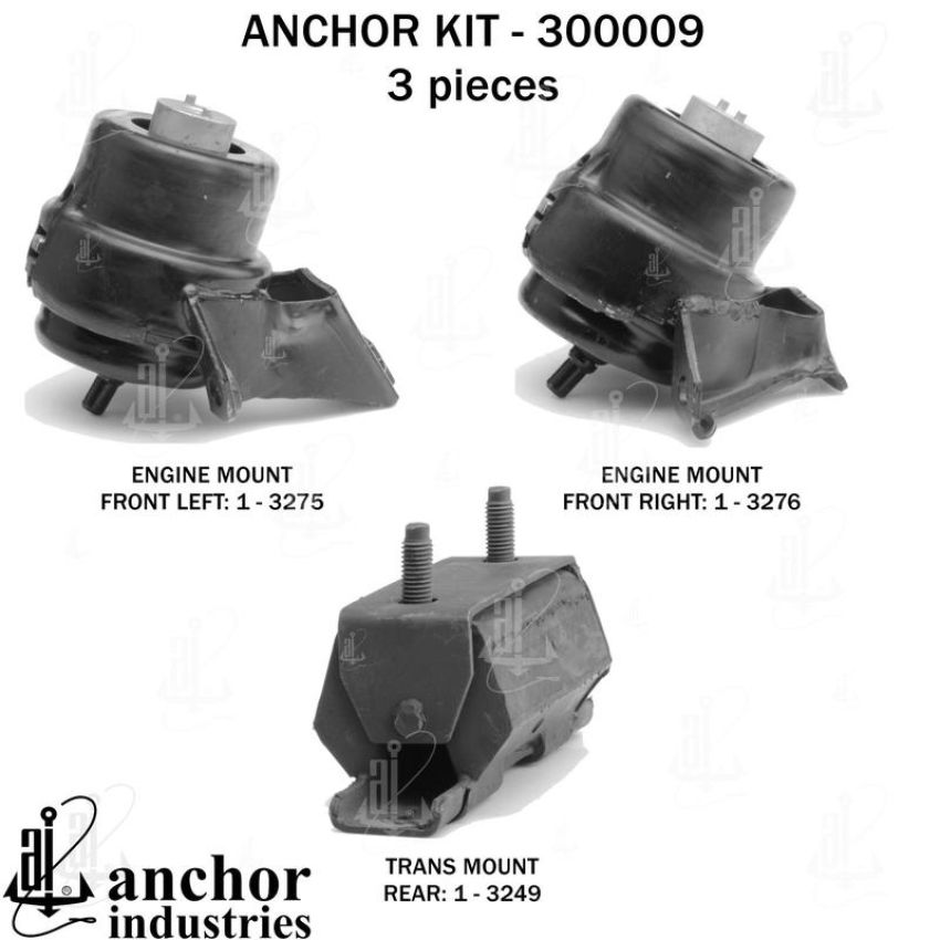 ANCHOR MOUNTS 300009 ENGINE MNT KIT