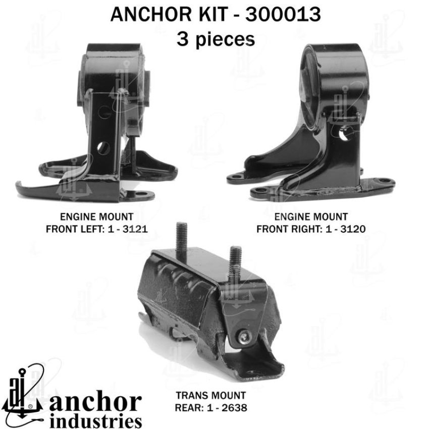 ANCHOR MOUNTS 300013 ENGINE MNT KIT