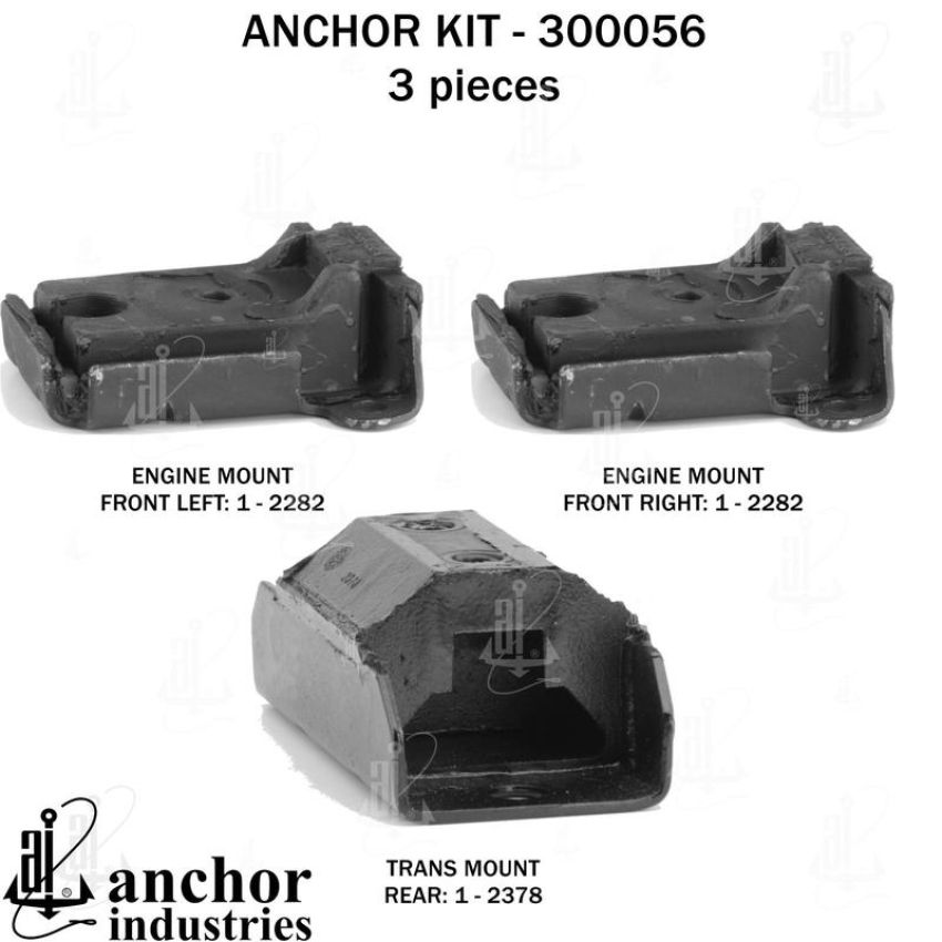 ANCHOR MOUNTS 300056 ENGINE MNT KIT