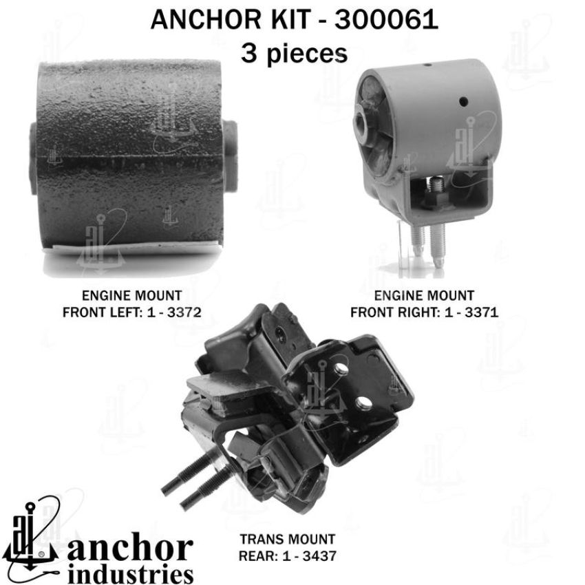 ANCHOR MOUNTS 300061 ENGINE MNT KIT
