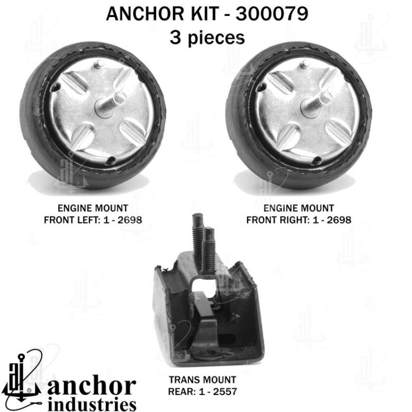 ANCHOR MOUNTS 300079 ENGINE MNT KIT