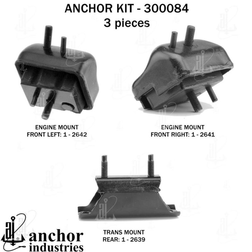 ANCHOR MOUNTS 300084 ENGINE MNT KIT
