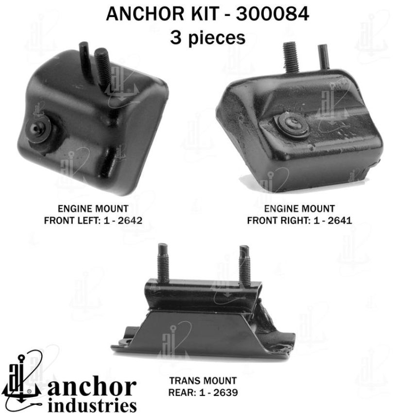 ANCHOR MOUNTS 300084 ENGINE MNT KIT