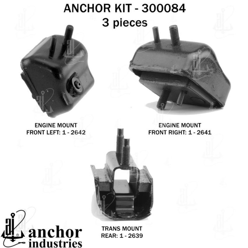 ANCHOR MOUNTS 300084 ENGINE MNT KIT