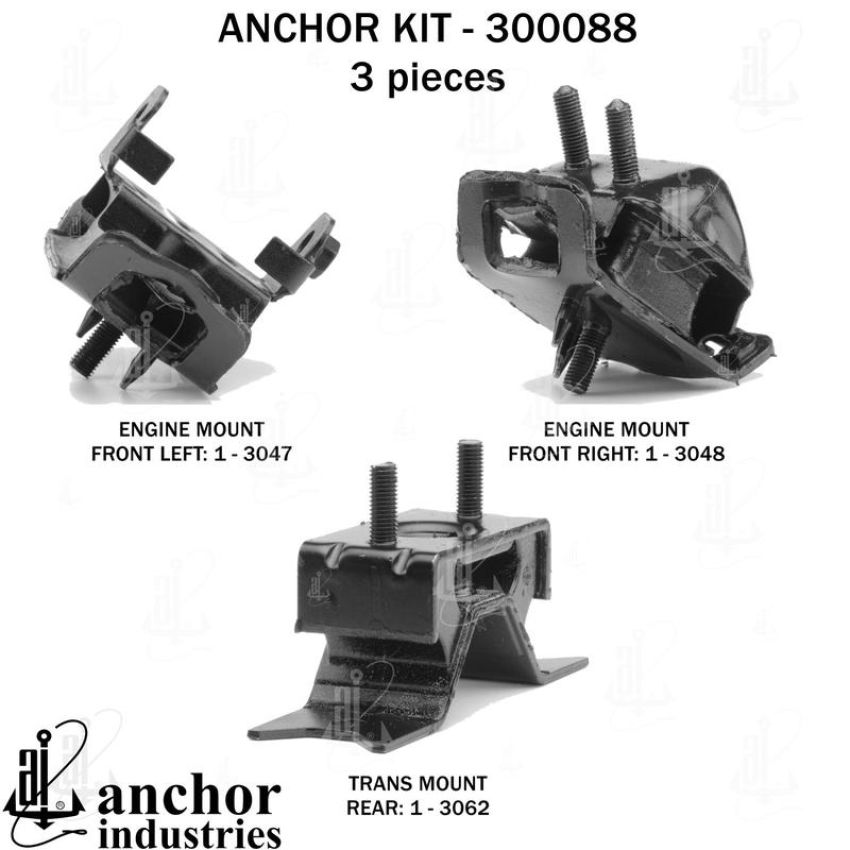 ANCHOR MOUNTS 300088 ENGINE MNT KIT