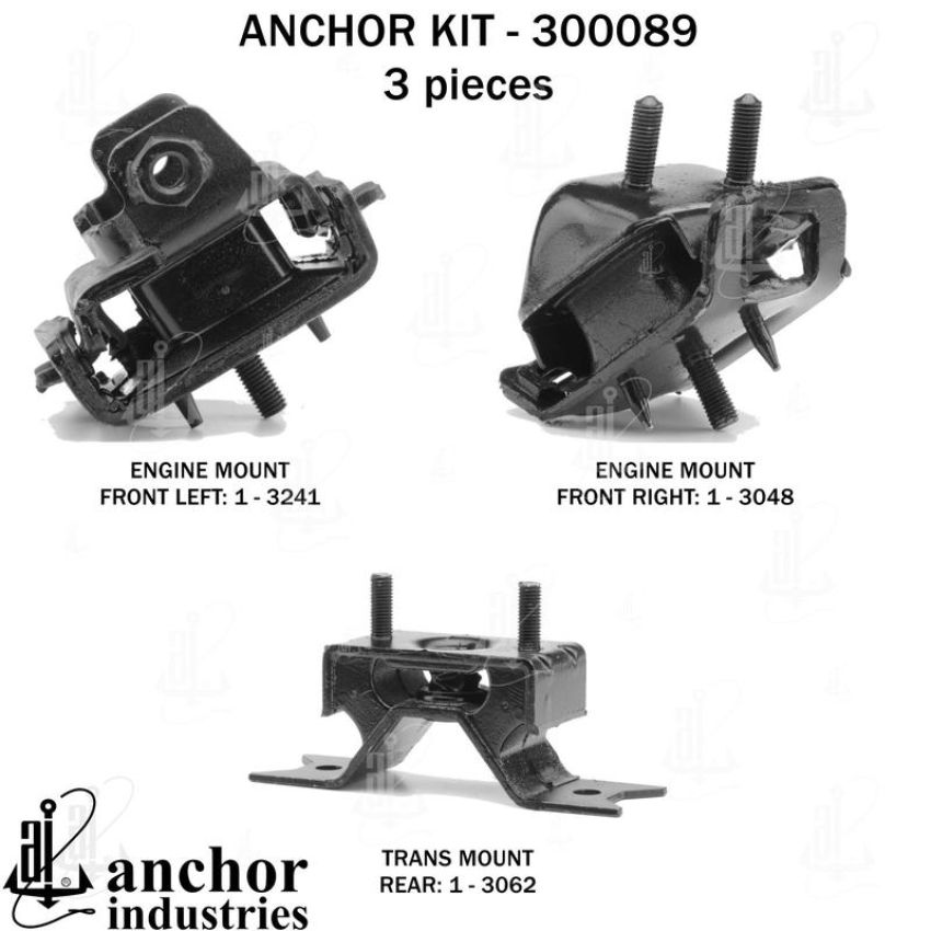 ANCHOR MOUNTS 300089 ENGINE MNT KIT