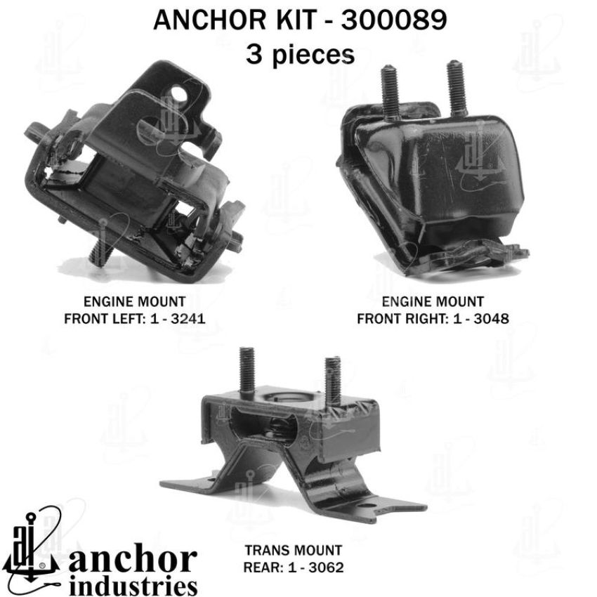 ANCHOR MOUNTS 300089 ENGINE MNT KIT
