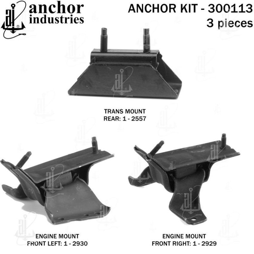 ANCHOR MOUNTS 300113 ENGINE MNT KIT