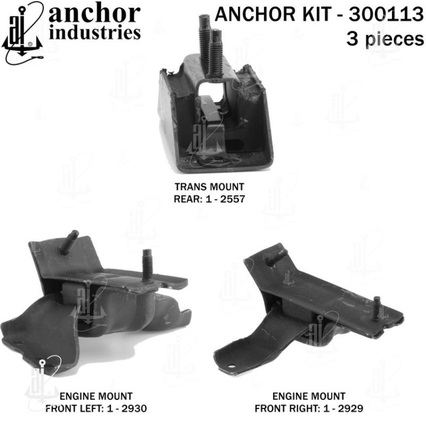 ANCHOR MOUNTS 300113 ENGINE MNT KIT
