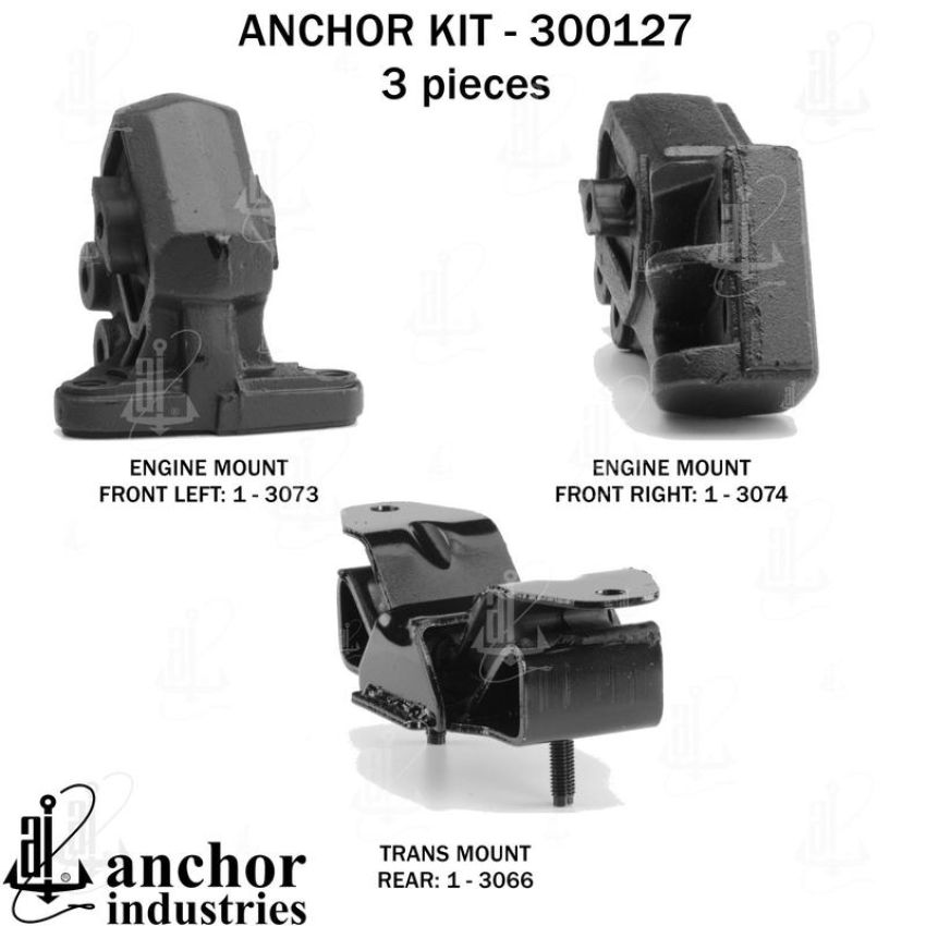 ANCHOR MOUNTS 300127 ENGINE MNT KIT