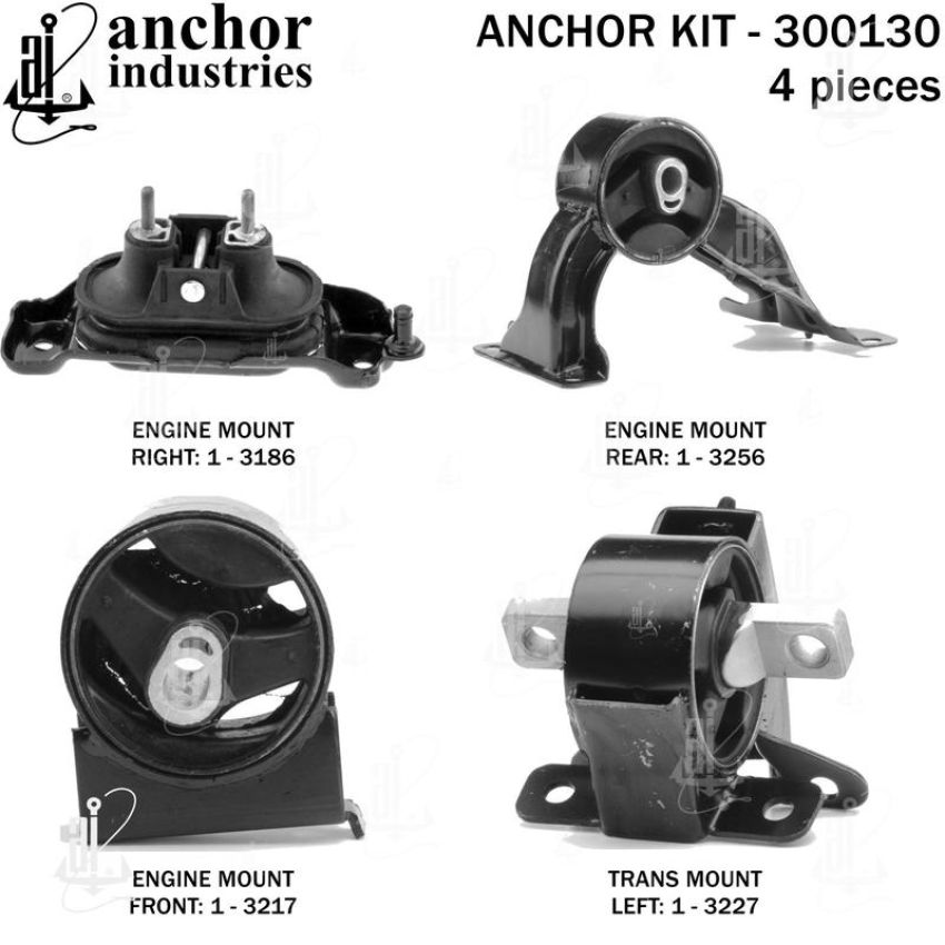 ANCHOR MOUNTS 300130 ENGINE MNT KIT