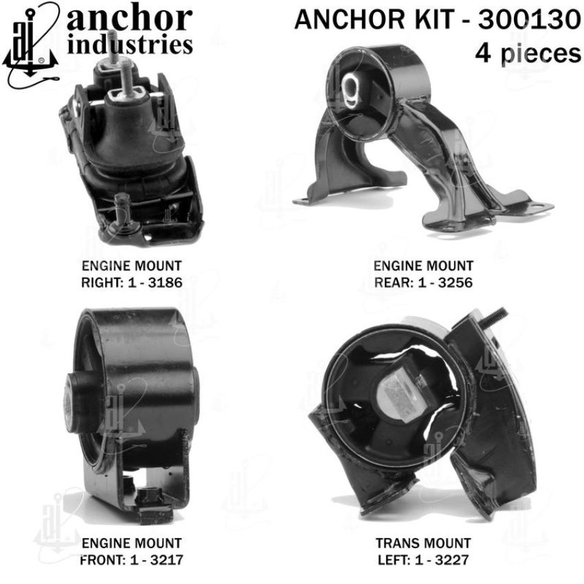 ANCHOR MOUNTS 300130 ENGINE MNT KIT