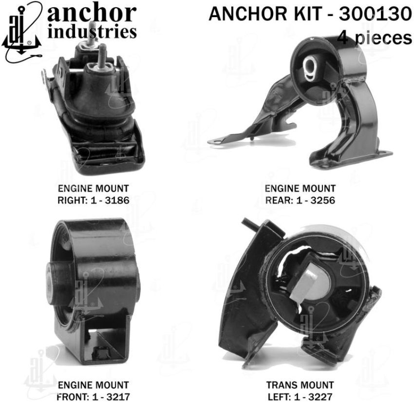 ANCHOR MOUNTS 300130 ENGINE MNT KIT