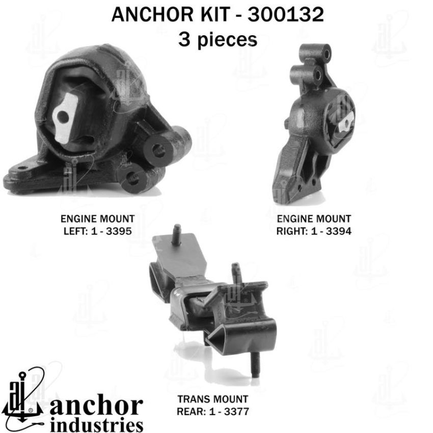 ANCHOR MOUNTS 300132 ENGINE MNT KIT