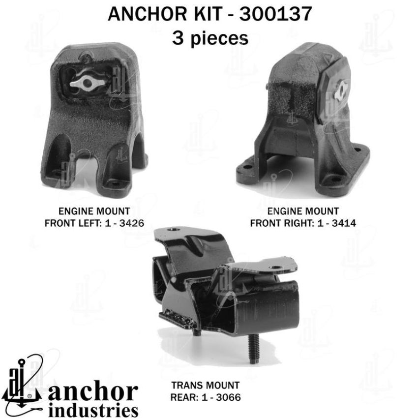 ANCHOR MOUNTS 300137 ENGINE MNT KIT
