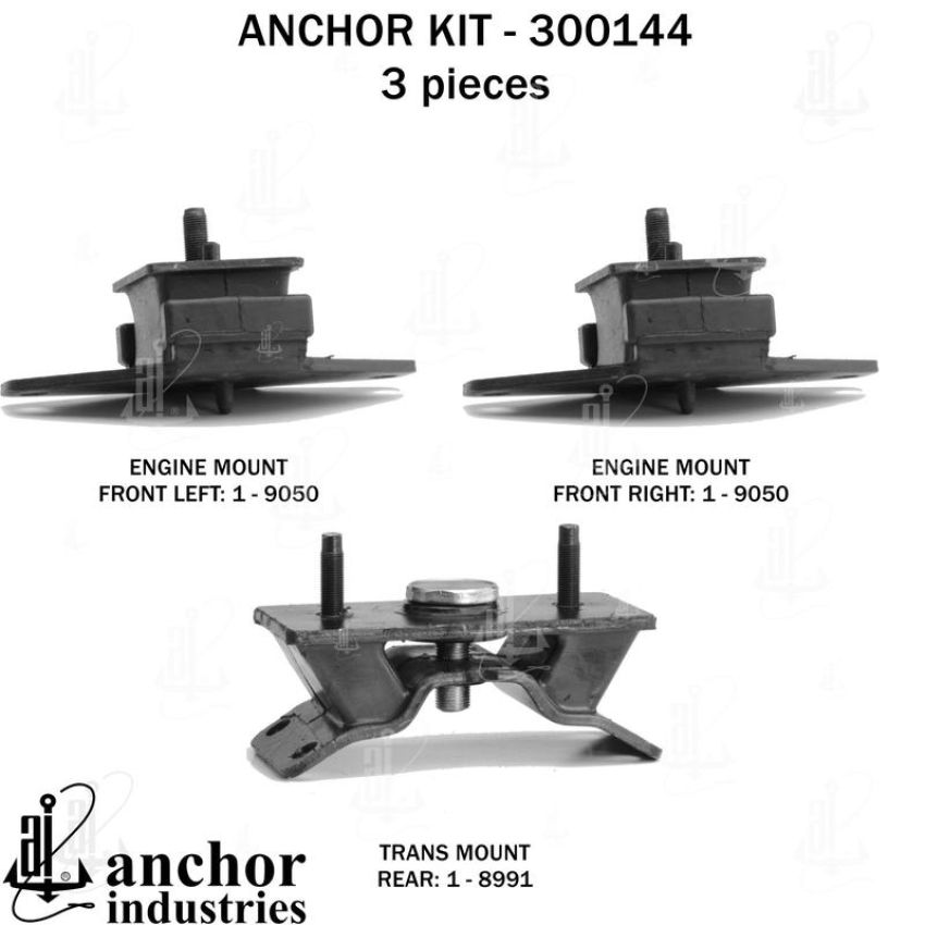 ANCHOR MOUNTS 300144 ENGINE MNT KIT