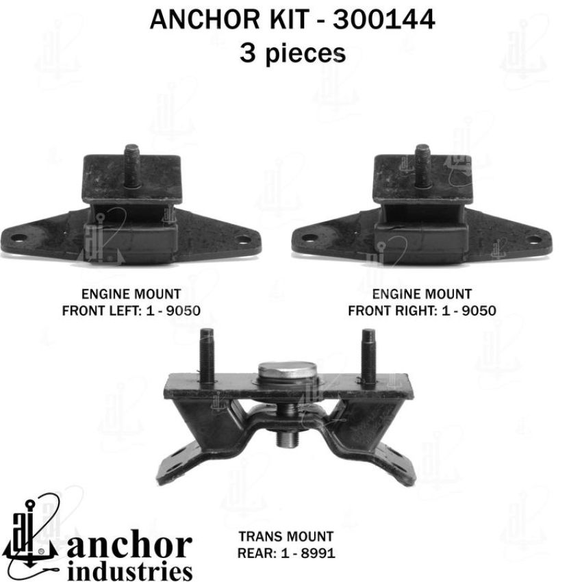 ANCHOR MOUNTS 300144 ENGINE MNT KIT