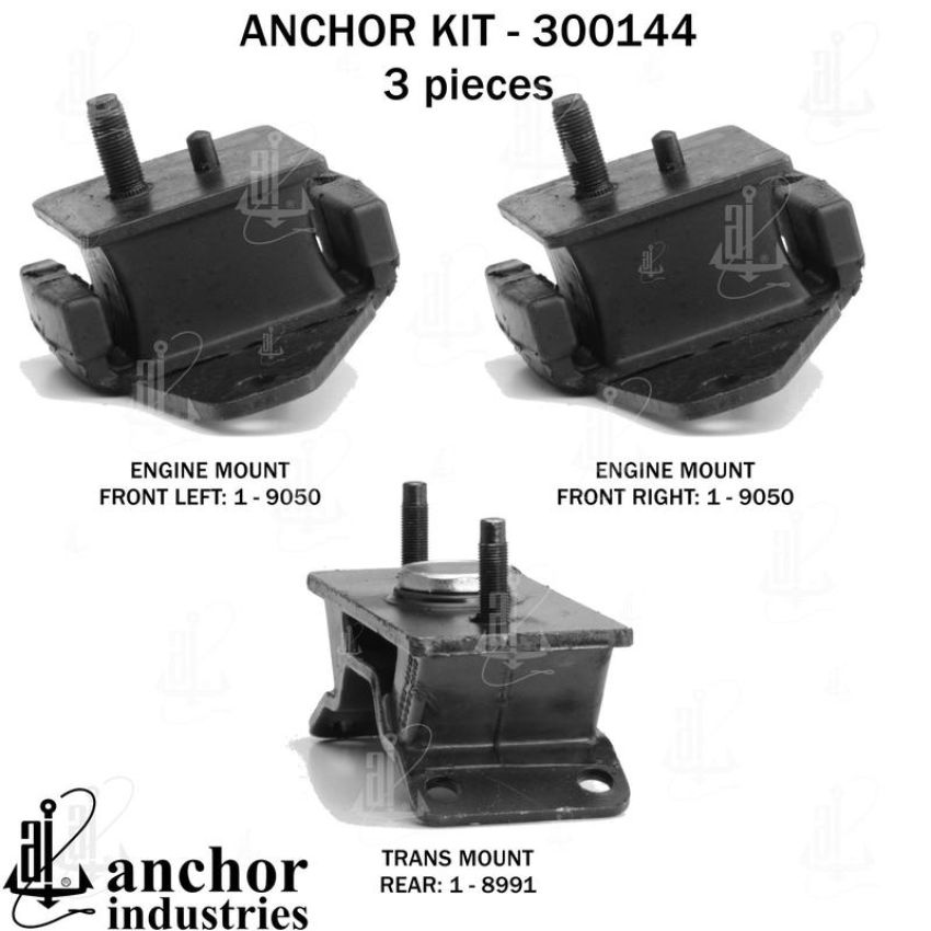 ANCHOR MOUNTS 300144 ENGINE MNT KIT