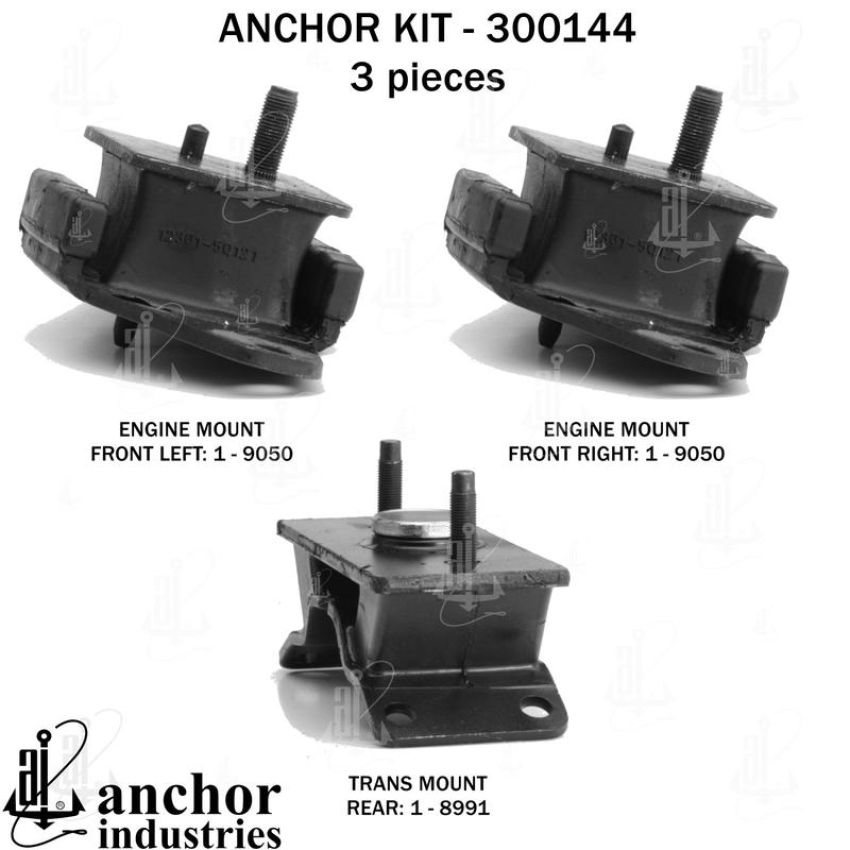 ANCHOR MOUNTS 300144 ENGINE MNT KIT