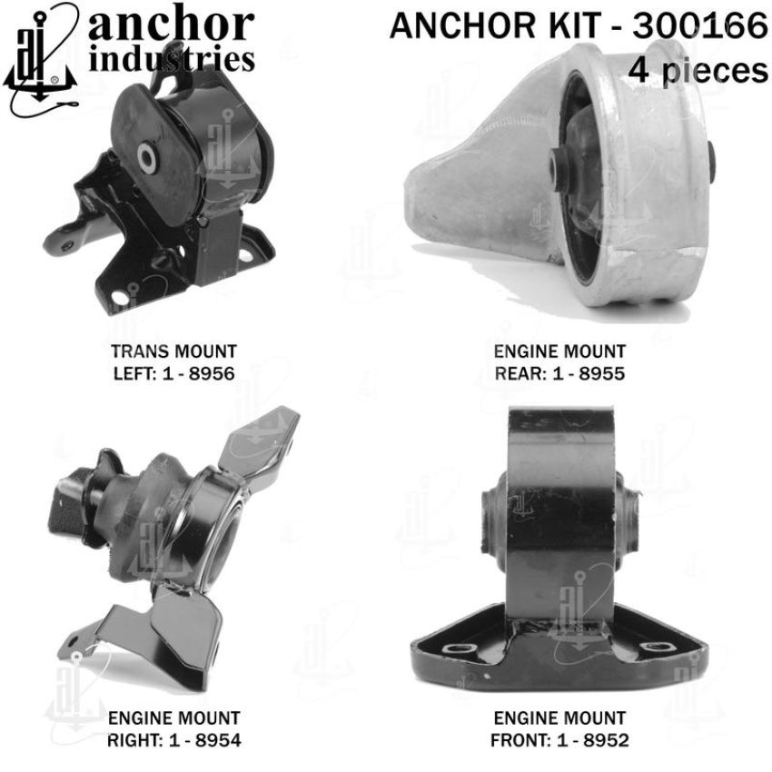 ANCHOR MOUNTS 300166 ENGINE MNT KIT