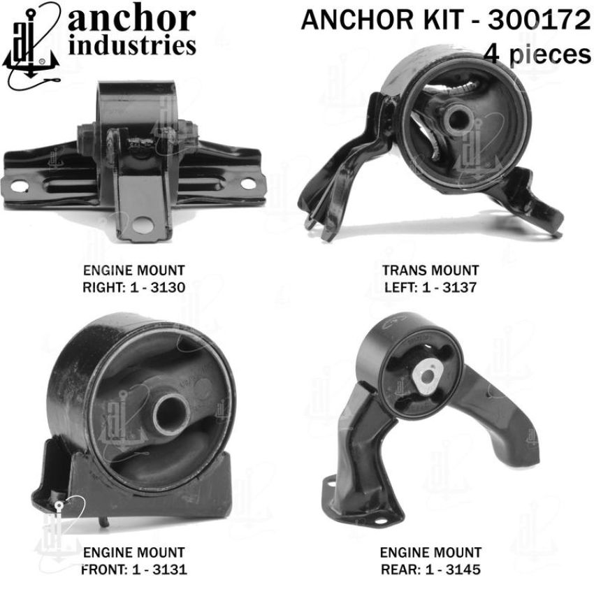 ANCHOR MOUNTS 300172 ENGINE MNT KIT