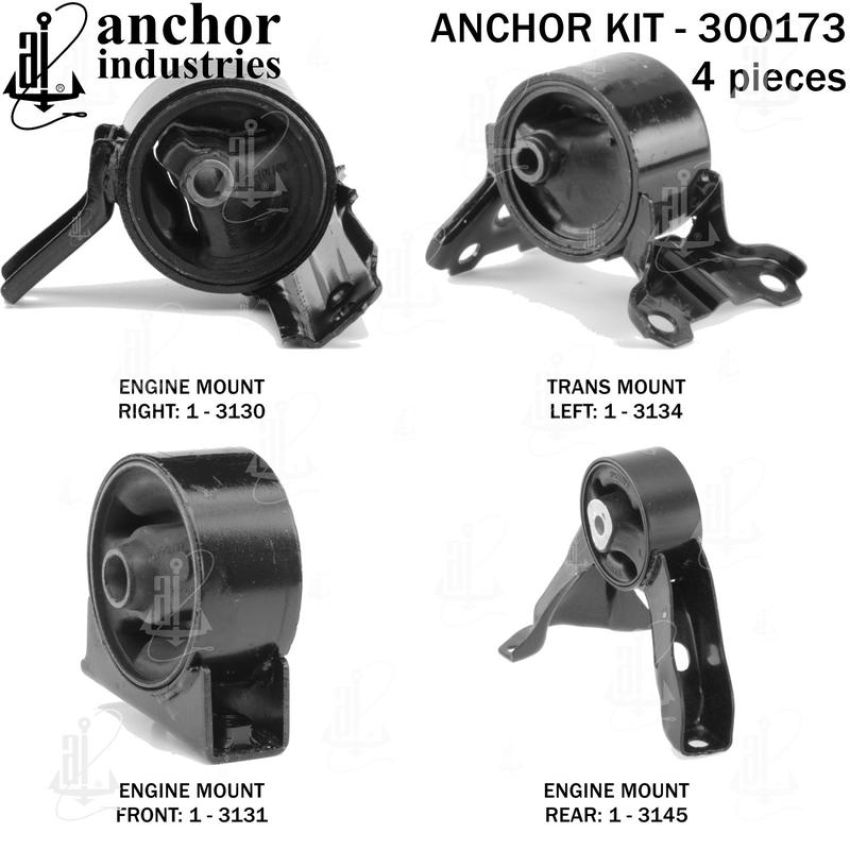 ANCHOR MOUNTS 300173 ENGINE MNT KIT