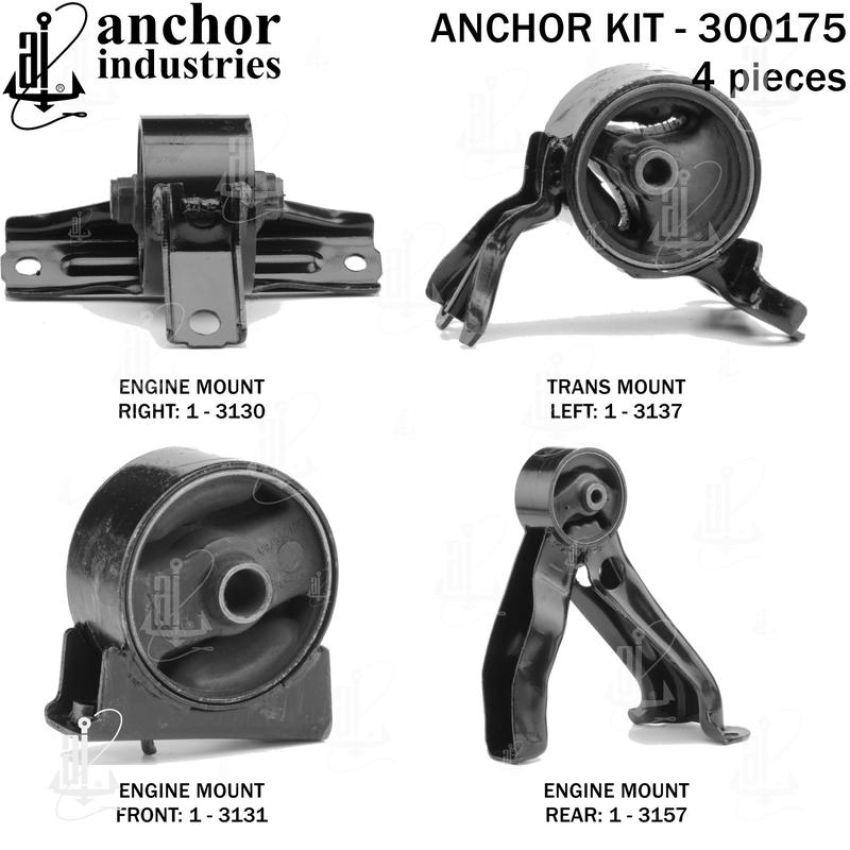 ANCHOR MOUNTS 300175 ENGINE MNT KIT