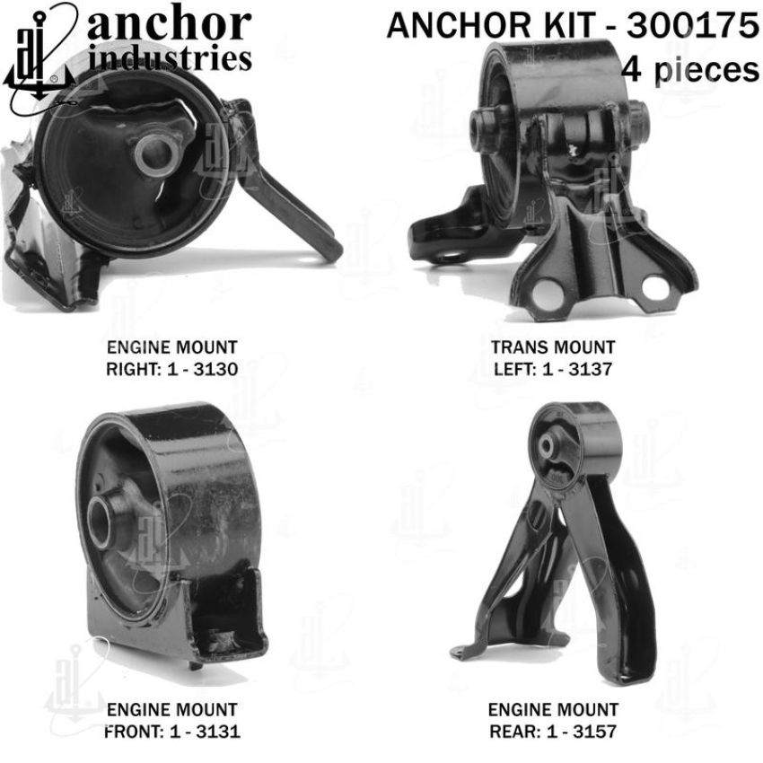 ANCHOR MOUNTS 300175 ENGINE MNT KIT